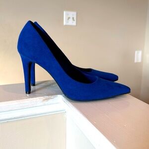 Christian Siriano Cobalt Blue "Habit" Pumps